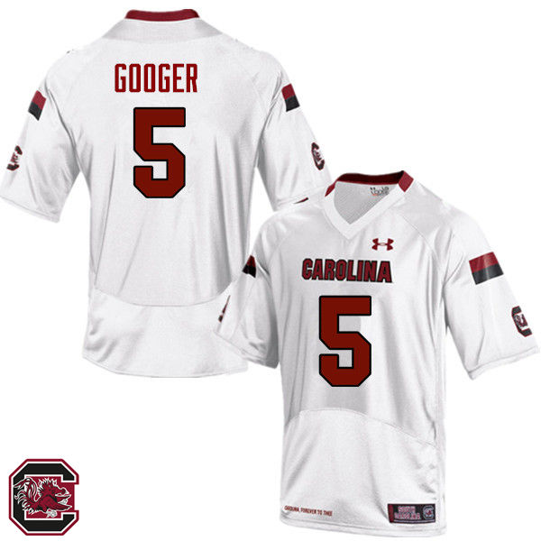 Men South Carolina Gamecocks #5 Terry Googer College Football Jerseys Sale-White